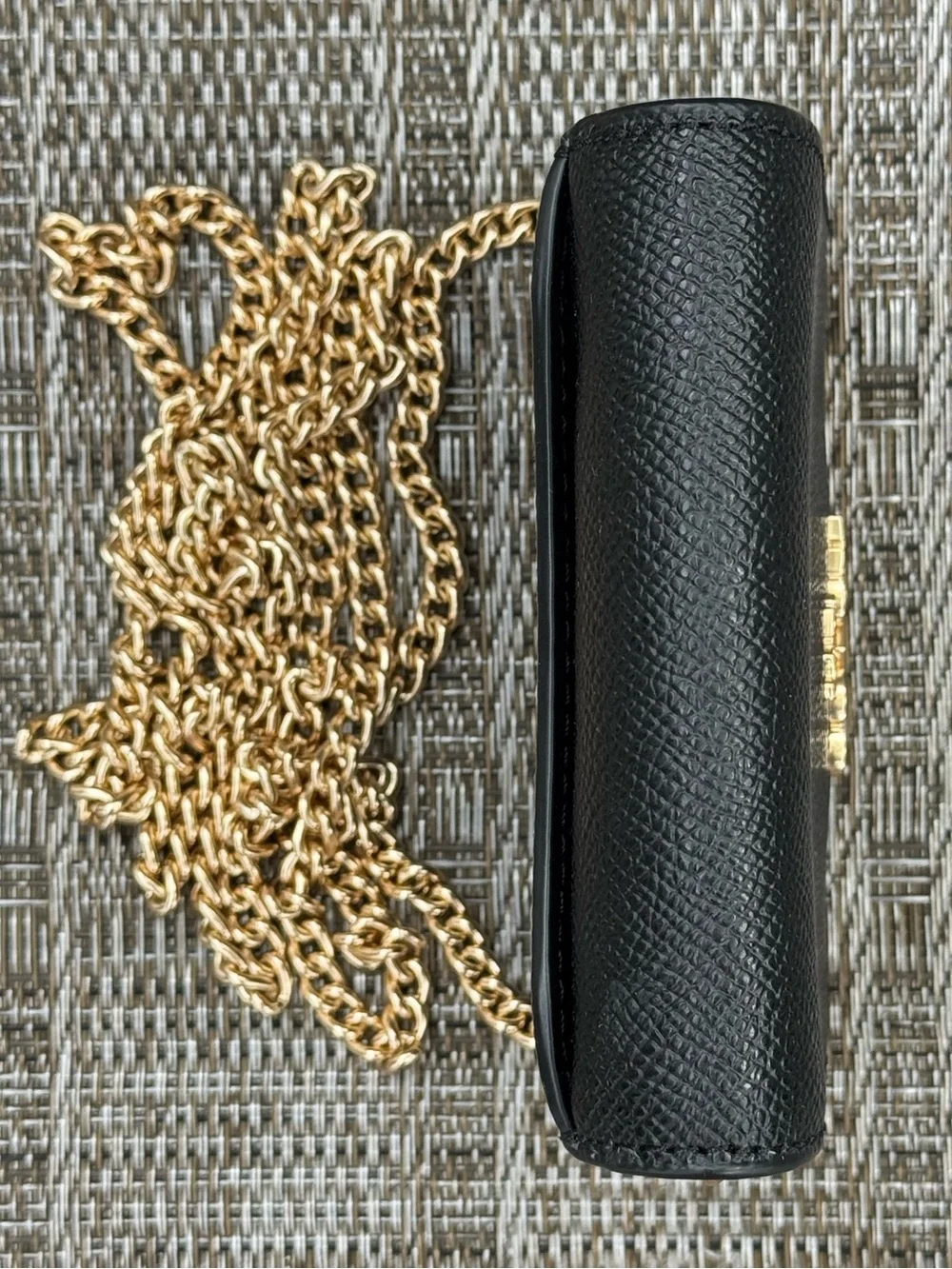 Coach Mini Wallet On A Chain Black Brand New!